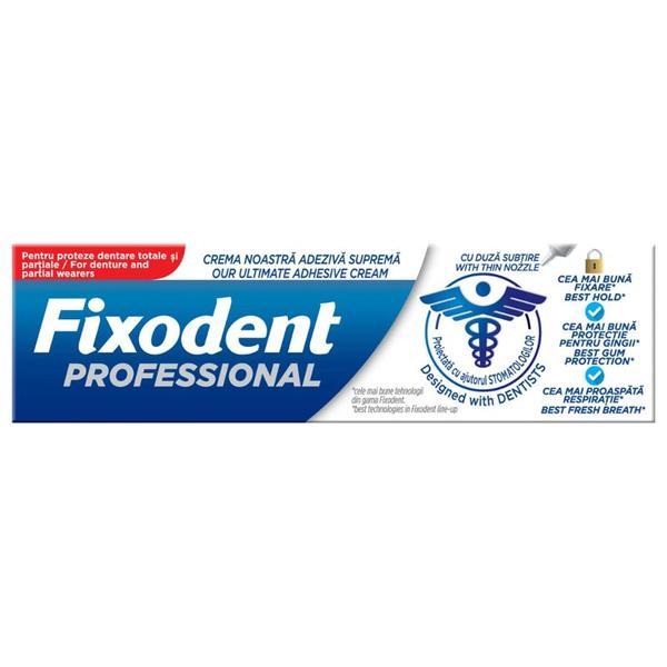 SHORT LIFE - Crema Adeziva pentru Proteza Dentara - Fixodent Professional, 40 g