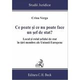 Ce poate si ce nu poate face un sef de stat? - Crina Verga, editura C.h. Beck