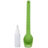 Set de 5 bucati bratara cu recipient pentru dezinfectant maini, unisex, reglabila, pentru copii si adulti - Verde