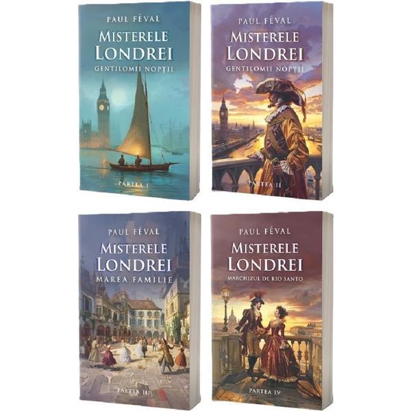 Pachet 4 volume: Misterele Londrei - Paul Feval, editura Daffi S Books