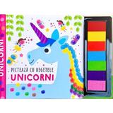 Picteaza cu degetele: Unicorni, editura Flamingo