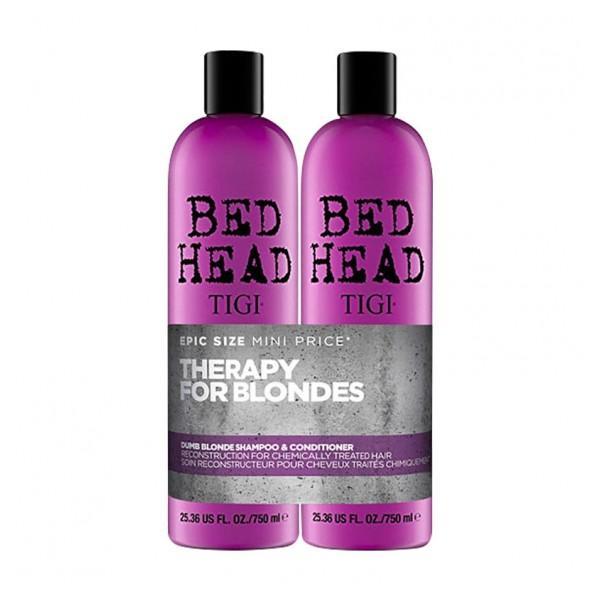 Pachet sampon și balsam TIGI Bed Head Dumb Blonde Duo 2x750 ml