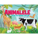 Animalele. Carte cu imagini pop-up, editura Girasol