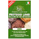 Foi Protectoare cu Parfum de Cedru pentru Lana - Magic Lights Proteggi Lana, 12 buc