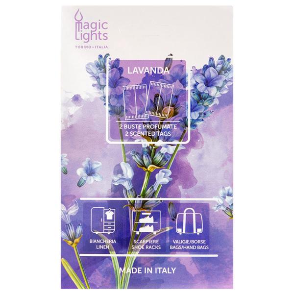 Carduri Parfumate cu Lavanda - Scendet Tags Magic Lights, 2 buc