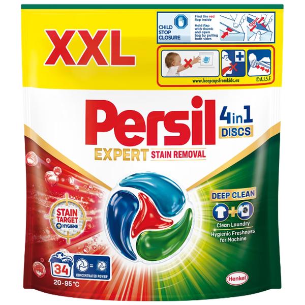 Detergent Capsule pentru Rufe - Persil 4 in 1 Expert Stain Removal, 34 buc