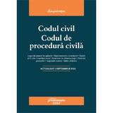 Codul civil. Codul de procedura civila Act. 1 Septembrie 2024, editura Hamangiu