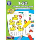 1-20. Carte de colorat cu activitati 4+, editura Orchard Toys