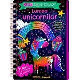 Lumea unicornilor. Scratch Art. Neon, editura Flamingo