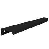 Maner pentru mobila AL13, finisaj negru mat, L:340 mm