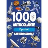 1000 de autocolante: Spatiul - carte de colorat, editura Litera