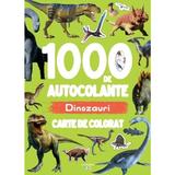 1000 de autocolante: Dinozauri - carte de colorat, editura Litera