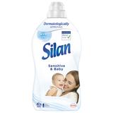 Balsam de Rufe - Silan Sensitive & Baby, 64 spalari, 1408 ml