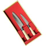 Set Cadou: 2 cutite de bucatarie Japoneze Santoku & Petty