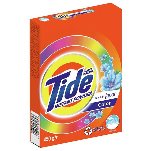 SHORT LIFE - Detergent Manual Pudra cu Lenor - Tide Lenor Scent Touch, 450 g