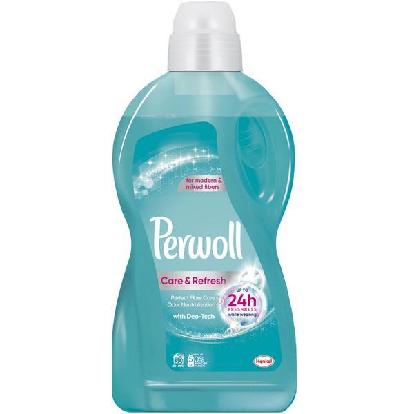 SHORT LIFE - Detergent Lichid pentru Tesaturi Sintetice si Mixte - Perwoll Care & Refresh for All Mixed & Modern Fibres 24h Freshness, 1800 ml