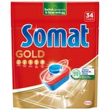 Detergent Tablete pentru Masina de Spalat Vase - Somat Gold, 34 buc