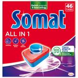 Detergent Tablete pentru Masina de Spalat Vase - Somat All in 1, 46 buc