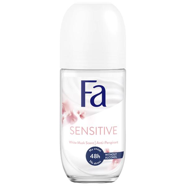 Deodorant Roll-on Antiperspirant cu Parfum de Mosc Alb - Fa Sensitive, 50 ml