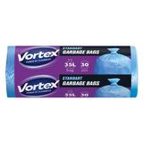 Saci de Gunoi Albastri Standard - Vortex Garbage Bags, 35 l, 30 buc