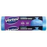 Saci de Gunoi Albastri Standard - Vortex Garbage Bags, 60 l, 20 buc