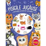 Pisicile Jucause cu Stickere Pufoase, Editura Kreativ