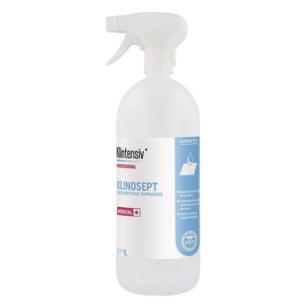 Dezinfectant Rapid pe Baza de Alcool pentru Suprafete RTU - Klintensiv Professional Klinosept, 1000 ml