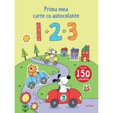 Prima mea carte cu autocolante. 1 2 3, editura Litera