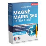 Supliment Alimentar Lichid cu Magneziu Marin - Santarome Magne Marin 360 Extra Fort, 20 fiole