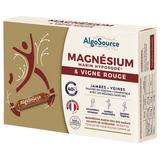 Magneziu Marin Hyposodic si Vita de Vie Rosie - AlgoSource Magnesium Marin Hyposode & Vigne Rouge, 20 fiole