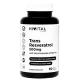 Trans-Resveratrol 500mg. x 90 capsule vegane, Hivital