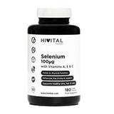 Seleniu 100μg x 180 capsule vegane, Hivital