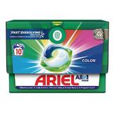 Detergent automat de rufe, capsule Ariel All in One Pods Color, 10 buc