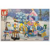 Set de constructie Frozen - Castel de gheata, 411 piese tip lego