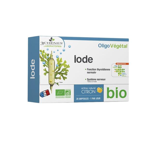 Iod Bio - 3Chenes OligoVegetal, 20 fiole