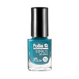 Lac de unghii colorat Turcoaz Nail Polish Pollie, oja clasica, 12ml