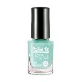 Lac de unghii colorat Verde Pastel Nail Polish Pollie, oja clasica, 12 ml