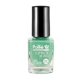 Lac de unghii colorat Verde Smarald Nail Polish Pollie, oja clasica, 12 ml