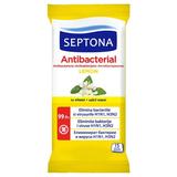 Servetele Umede Antibacteriene - Septona Antibacterial Lemon, 15 buc