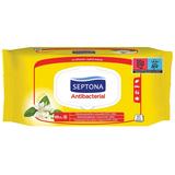 Servetele Umede Antibacteriene - Septona Antibacterial Lemon, 60 buc