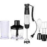 Blender vertical ECG RM 800, 800 W, lame din otel inoxidabil, recipient tocator 500 ml