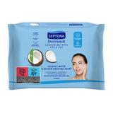 Servetele Umede Demachiante - Septona Dermasoft Coconut Water & Oxygen Boosting Agent, 20 buc