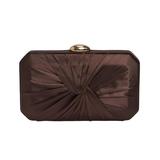 Clutch Bag Cu Detalii Maro, All-brown