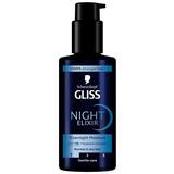 Ser Hidratant pentru Parul Normal si Uscat - Schwarzkopf Gliss Night Elixir Overnight Moisture, Gentle Care, 100 ml