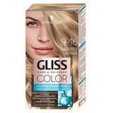 Vopsea de Par Permanenta cu Acid Hialuronic - Schwarzkopf Gliss Color Care & Moisture with Hyaluronic Acid, nuanta 9-16 Ultra Light Cool Blonde