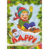 Happy. Carte de colorat, editura Kedvenc Kiado