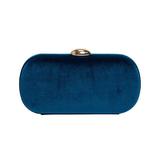 Clutch Ava Albastru Oval