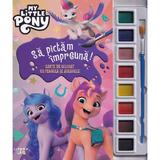 My Little Pony. Sa pictam impreuna. Carte de colorat cu pensula si acuarele, editura Litera