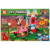 Set de constructie Minecraft My World 1 din 2, 310 piese tip lego