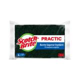 Bureti Sagomat Standard cu Protectie pentru Unghii - 3M Scotch-Brite Practic, 4 buc